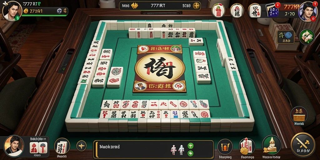 Screenshot gameplay 777RT menampilkan keseruan bermain Mahjong.