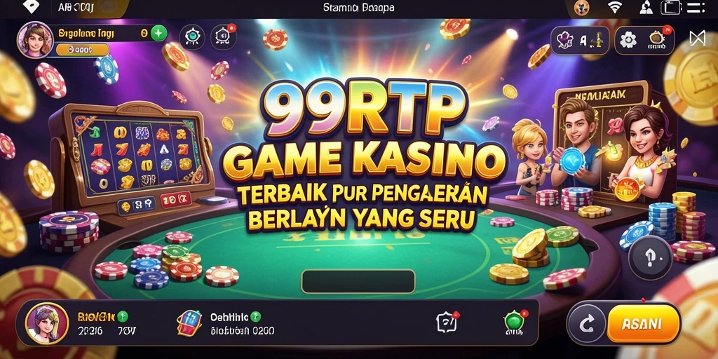 Screenshot 99RTP menampilkan gameplay kasino yang mendebarkan.