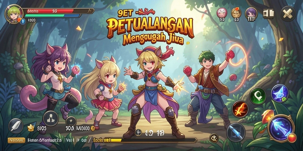 Tampilan gameplay menarik dari 9ET yang memikat.
