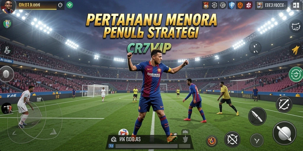 Tampilan gameplay Tower Defense yang menegangkan di CR7VIP.