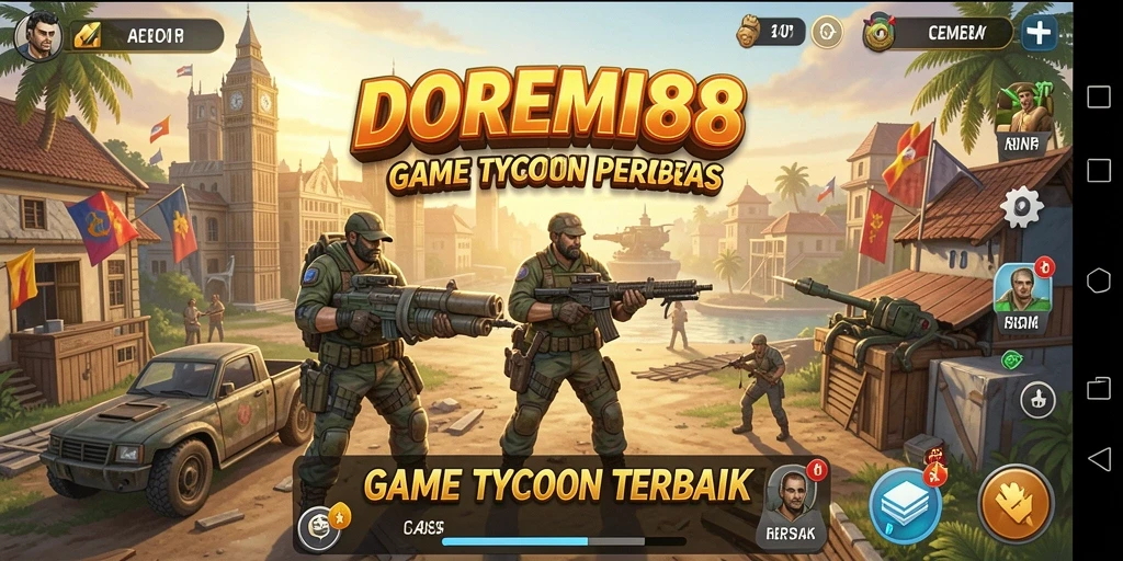 Tampilan menarik gameplay DOREMI88 dengan elemen Tycoon.