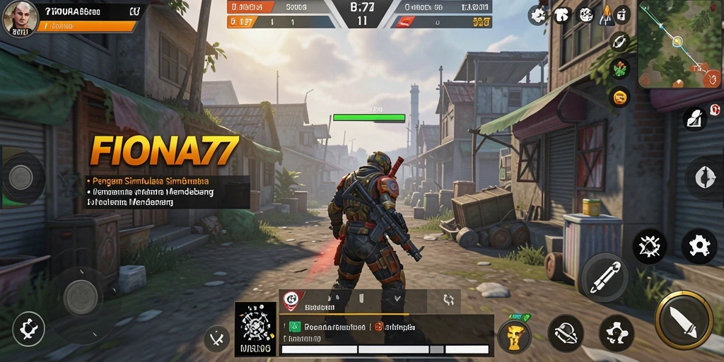 Tampilan gameplay memukau dari FIONA77 dengan karakter yang hidup.