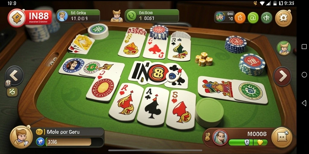 Tampilan gameplay Gaple yang menarik dan interaktif.