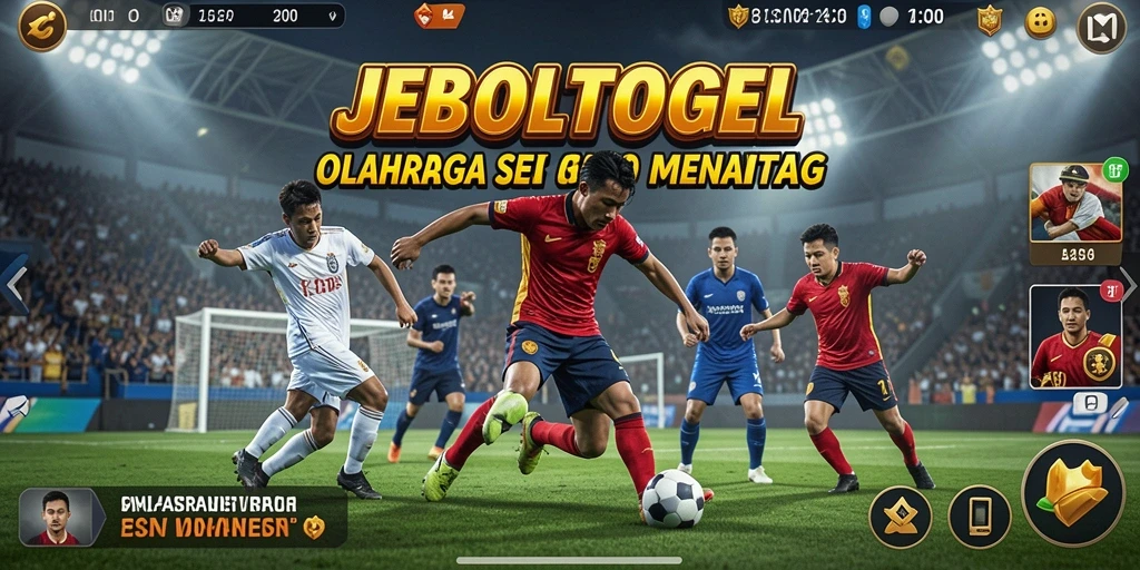Tampilan seru gameplay JEBOLTOGEL dengan fitur olahraga