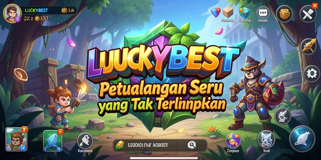 Tampilan gameplay seru dan penuh tantangan di LUCKYBEST.