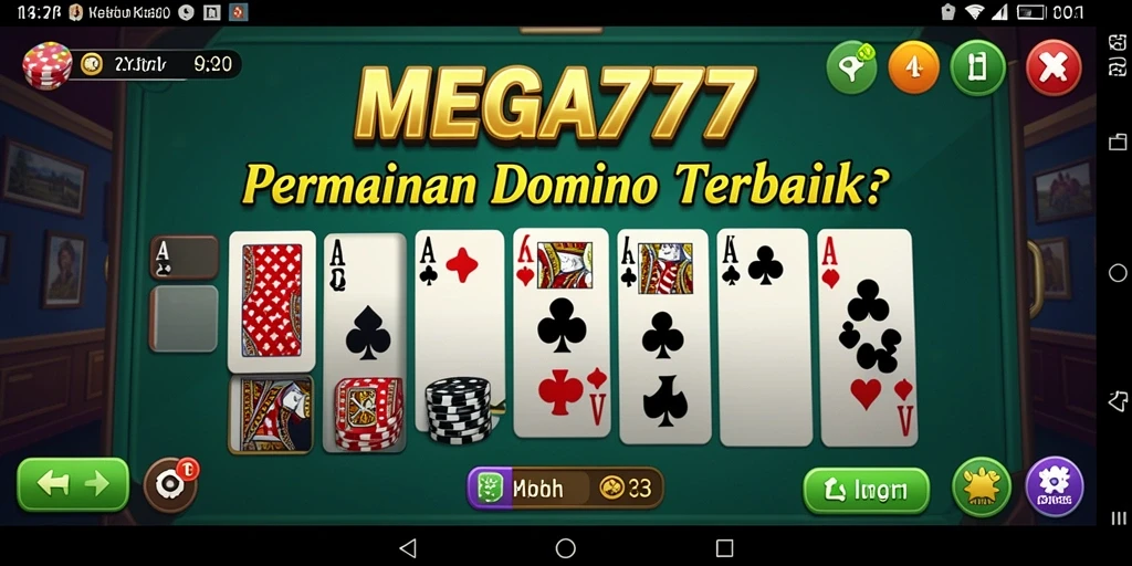 Tampilan gameplay MEGA777 yang mendebarkan dan interaktif.