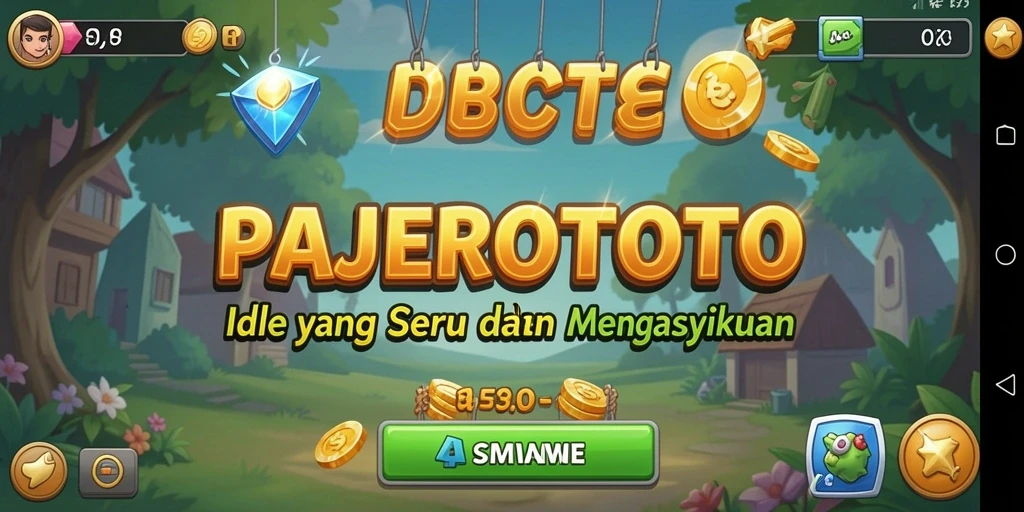 Tangkapan layar PAJEROTOTO menampilkan aksi seru dalam permainan Idle.