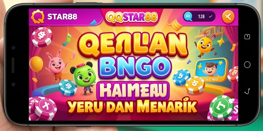 Tangkapan layar gameplay QQSTAR88 menampilkan suasana Bingo yang seru.