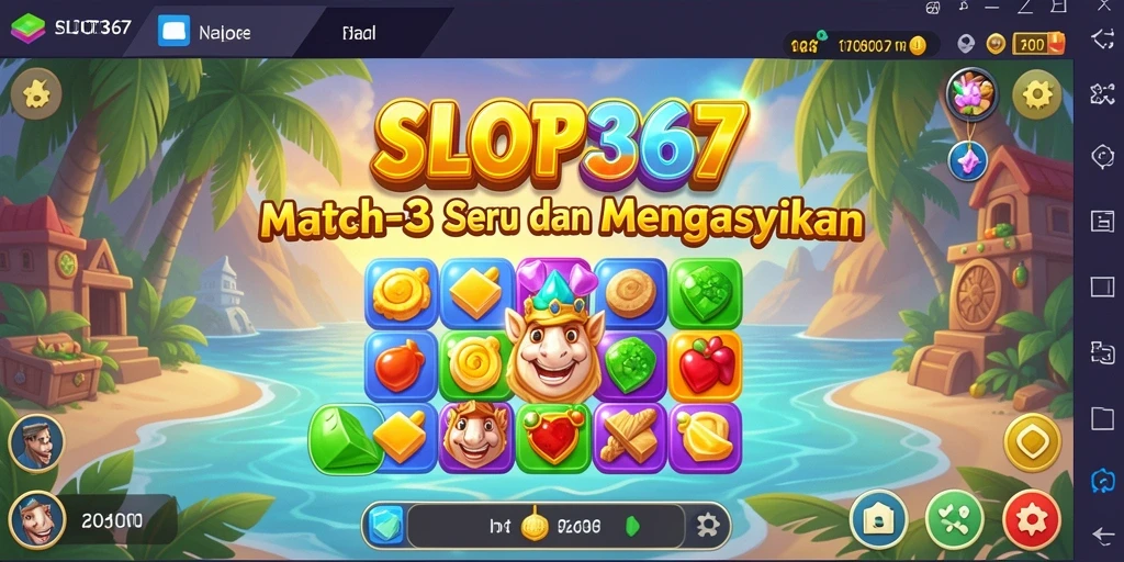 Tangkapan layar gameplay SLOT367 yang menampilkan keseruan mencocokkan simbol.