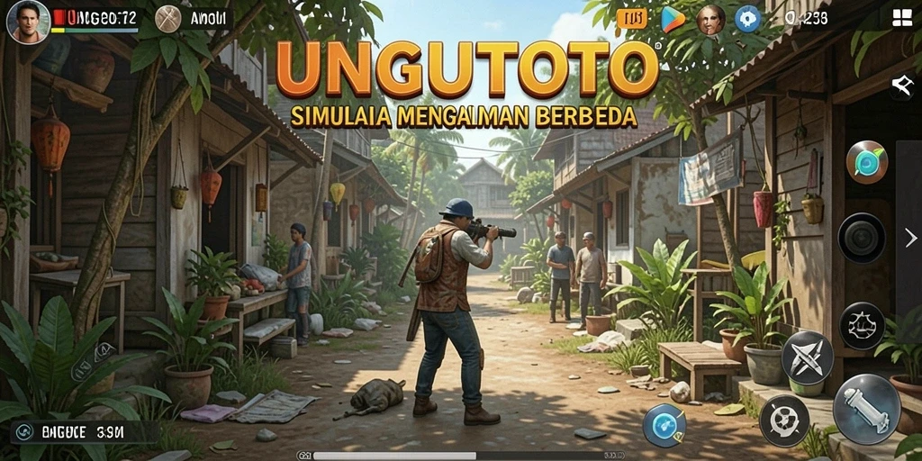 Tampilan menarik gameplay UNGUTOTO yang menggugah imajinasi.